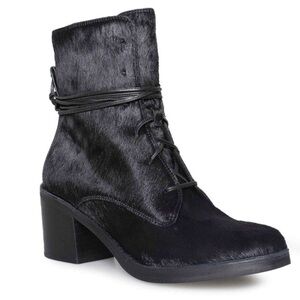 UGG Oriana Exotic Black Calf Hair Boots, size 9